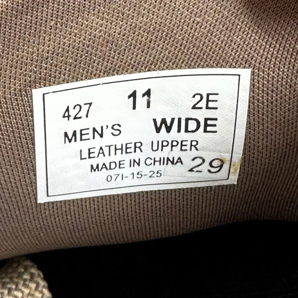 OrthoFeet Baton Rouge Mens Size 11 (2E) WIDE Boat Shoes Brown Leather Orthopedic